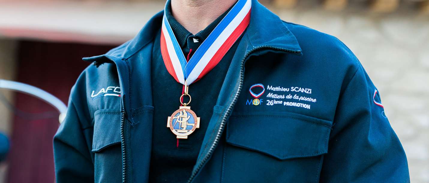 Mathieu Scanzi, élu meilleur ouvrier de France.