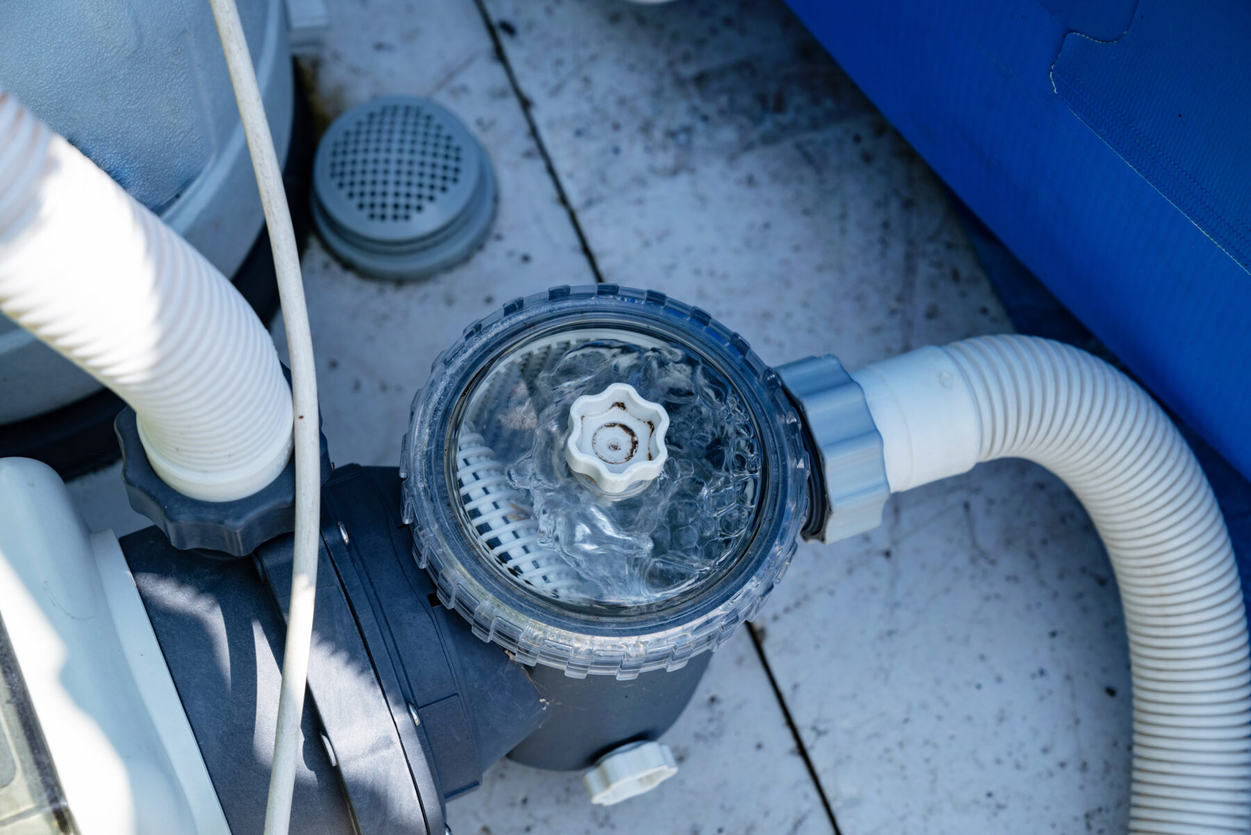 Pompe de filtration de piscine sans chlore